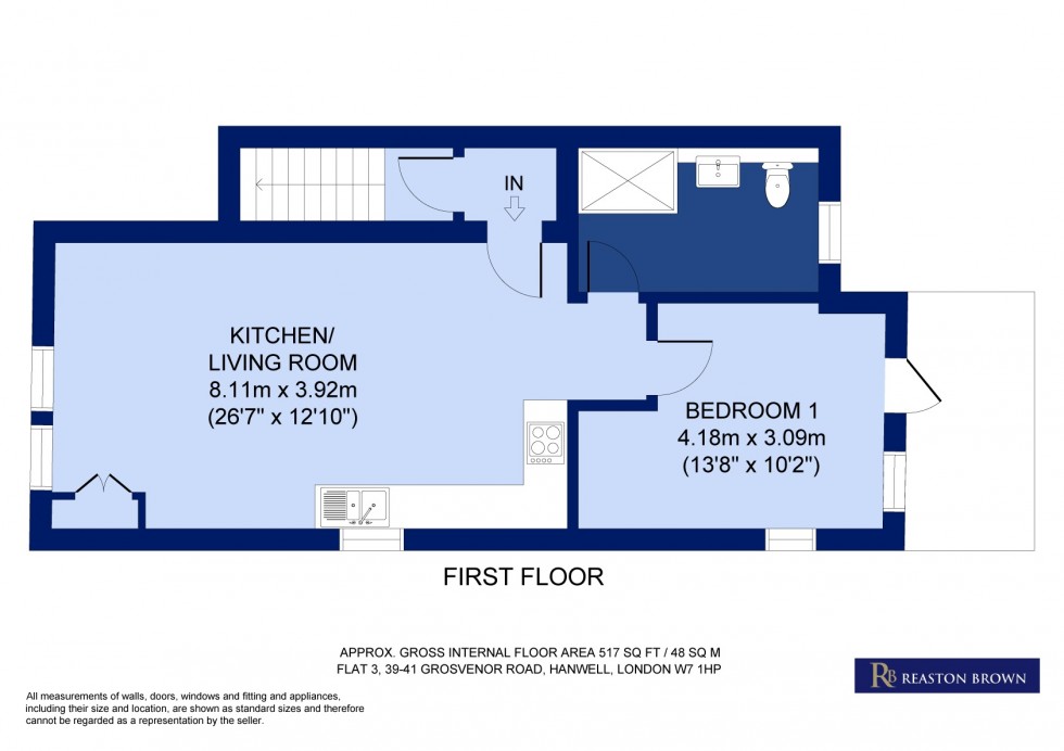 Floorplan for Grosvenor Road, Ealing